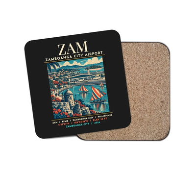 ZAM - Poster - Coaster - Black