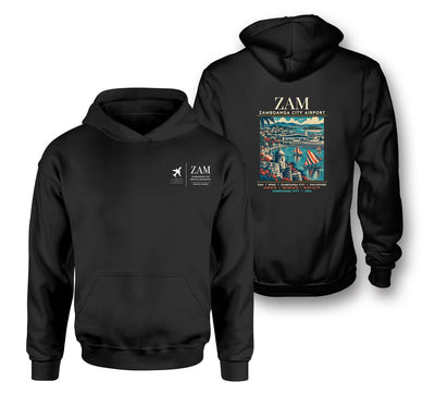 ZAM - Poster - Double-Side Hoodie - Black