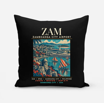 ZAM - Poster - Pillow - Black