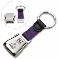 Thumbnail for ZAZ - Seat Belt Key Chain - Boarding Pass Style - Purple