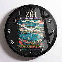Thumbnail for ZIH - Poster - Wall Clock Framed - Black