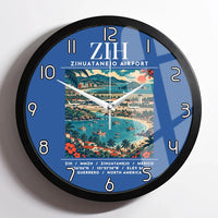 Thumbnail for ZIH - Poster - Wall Clock Framed - Blue