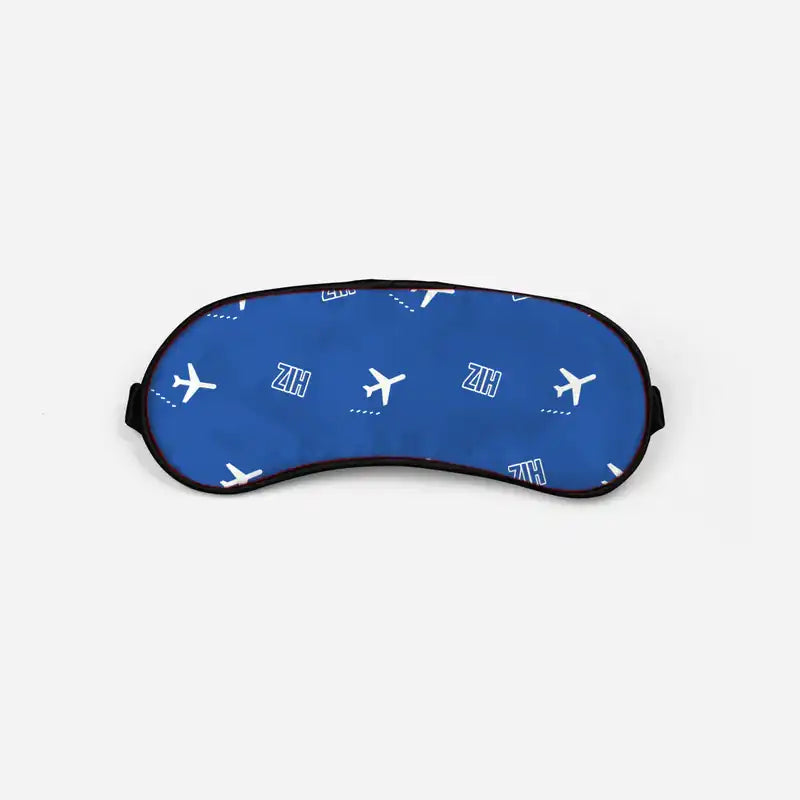 Ixtapa-Zihuatanejo International Airport (ZIH) Sleep Masks - Sleep Mask - Pattern - Blue