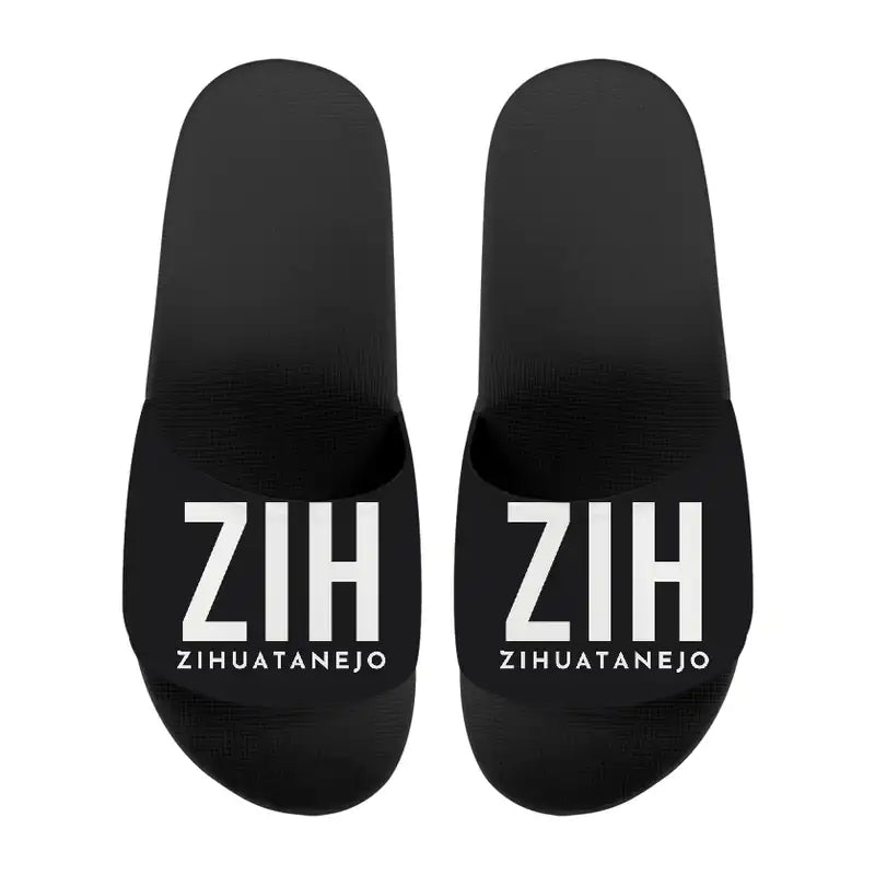 Ixtapa-Zihuatanejo International Airport (ZIH) Slippers & Flip Flops - Slippers - Sport - Code - Black