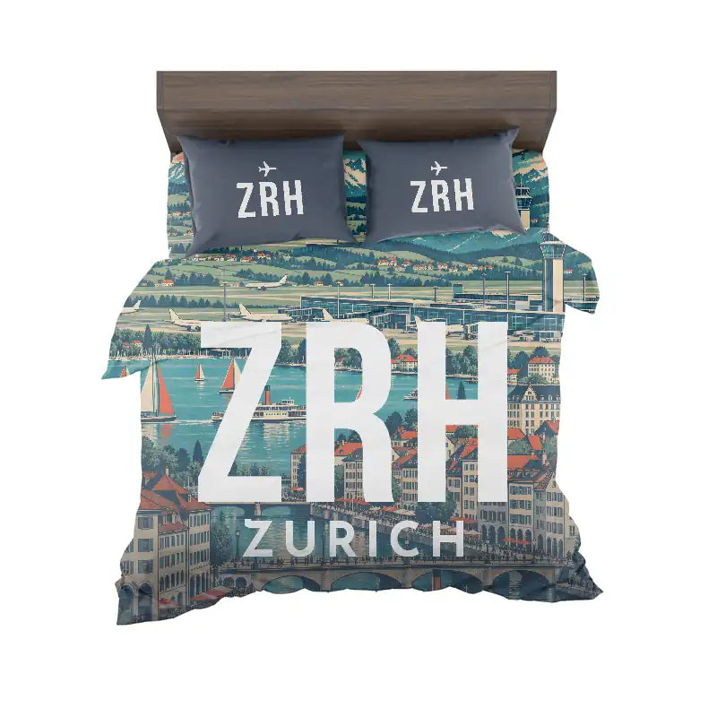 Zurich Airport (ZRH) Bedding Sets & Blankets - Bedding Set - Scene
