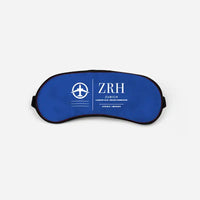 Thumbnail for Zurich Airport (ZRH) Sleep Masks - Sleep Mask - Front - Blue