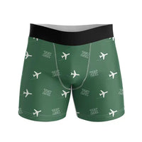 Thumbnail for Saint-Pierre Pierrefonds Airport (ZSE) Men Boxers - Pattern - Green