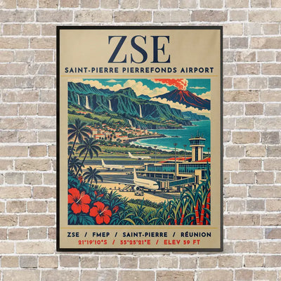 ZSE - Poster - Canvas Framed - Beige