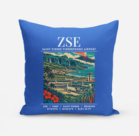 Thumbnail for ZSE - Poster - Pillow - Blue
