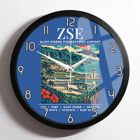 Thumbnail for ZSE - Poster - Wall Clock Framed - Blue