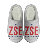 Thumbnail for Saint-Pierre Pierrefonds Airport (ZSE) Slippers & Flip Flops - Slippers - Cotton - Code - Same - Light Gray