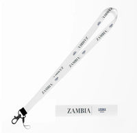 Thumbnail for Zambia Country Series lanyard - white