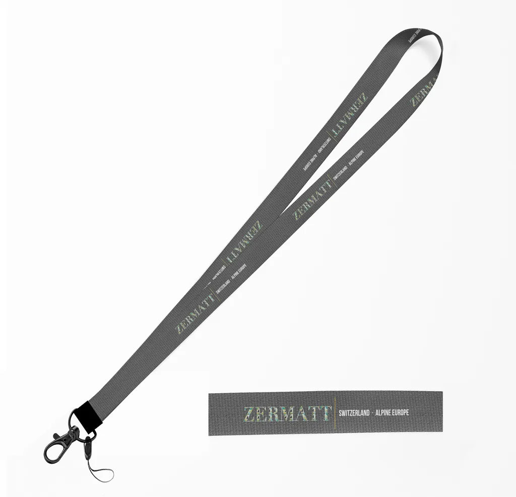 Zermatt City Series lanyard - gray