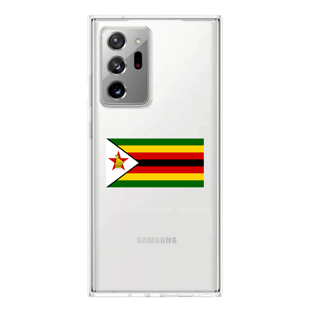 Zimbabwe Designed Transparent Silicone Samsung S & Note Cases