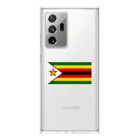 Thumbnail for Zimbabwe Designed Transparent Silicone Samsung S & Note Cases