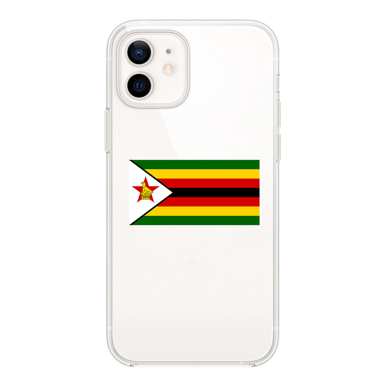 Zimbabwe Designed Transparent Silicone iPhone Cases