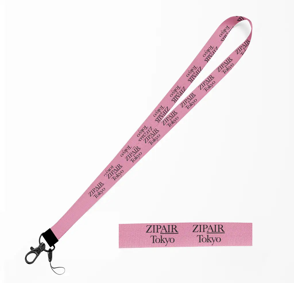 Zipair lanyard - pink