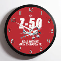 Thumbnail for Zlin Z-50LS - Cartoon - Framed - Red