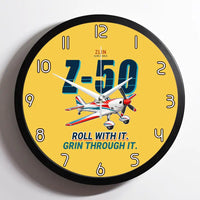 Thumbnail for Zlin Z-50LS - Cartoon - Framed - Yellow