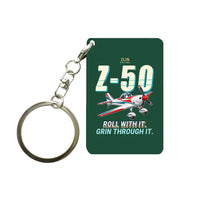 Thumbnail for Zlin Z-50LS - Cartoon - Key Chain - Dark Green