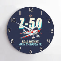 Thumbnail for Zlin Z-50LS - Cartoon - No Frame - Navy Blue