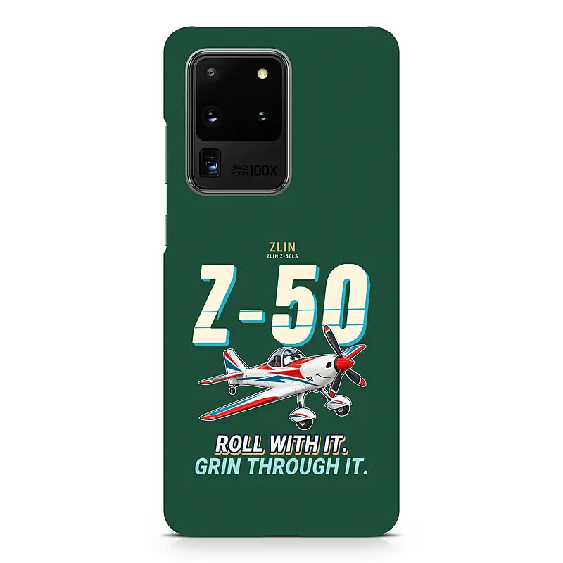 Zlin Z-50LS - Cartoon - Samsung Case - Dark Green