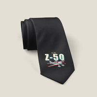 Thumbnail for Zlin Z-50LS - Cartoon - Tie - Black