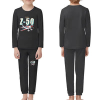 Thumbnail for Zlin Z-50LS - Children Pajamas - Cartoon Chest - Black