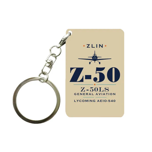 Zlin Z-50LS - Heritage - Key Chain - Beige