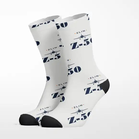 Zlin Z-50LS - Heritage - Socks - White
