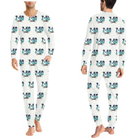 Thumbnail for Zlin Z-50LS - Men Pajamas - Original Pattern - White