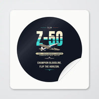 Thumbnail for Zlin Z-50LS - Original - Circle Sticker - Peel
