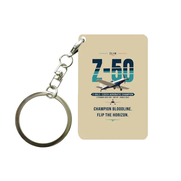 Zlin Z-50LS - Original - Key Chain - Beige