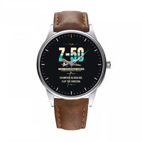 Thumbnail for Zlin Z-50LS - Original - Leather Strap - Brown Leather Strap