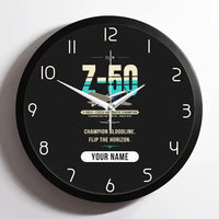 Thumbnail for Zlin Z-50LS - Original + Name - Framed - Black