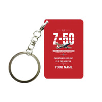 Thumbnail for Zlin Z-50LS - Original + Name - Key Chain - Red