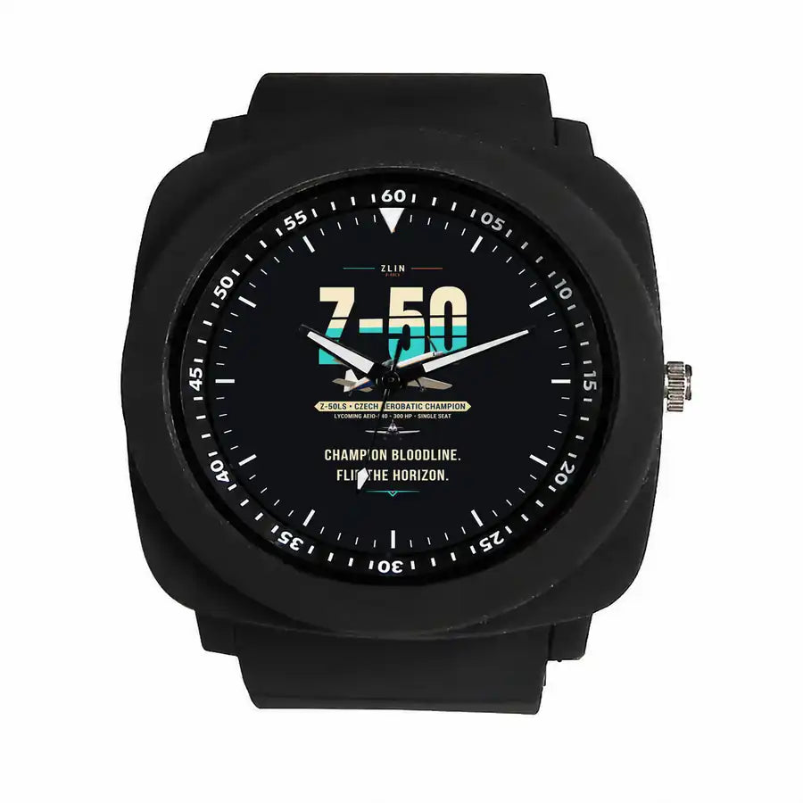 Zlin Z-50LS - Original - Rubber Strap - Black