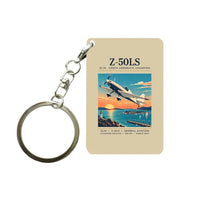 Thumbnail for Zlin Z-50LS - Poster - Key Chain - Beige