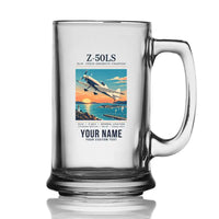 Thumbnail for Zlin Z-50LS - Poster + Name - Beer Glass with Holder