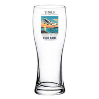 Thumbnail for Zlin Z-50LS - Poster + Name - Pilsner Beer Glass