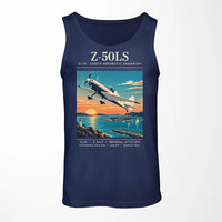 Thumbnail for Zlin Z-50LS - Poster - Tank Top - Dark Blue