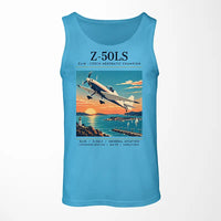 Thumbnail for Zlin Z-50LS - Poster - Tank Top - Sky Blue