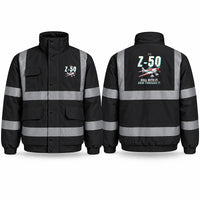Thumbnail for Zlin Z-50LS Reflective Winter Jackets - Cartoon - Black
