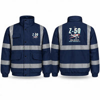 Thumbnail for Zlin Z-50LS Reflective Winter Jackets - Cartoon - Navy Blue