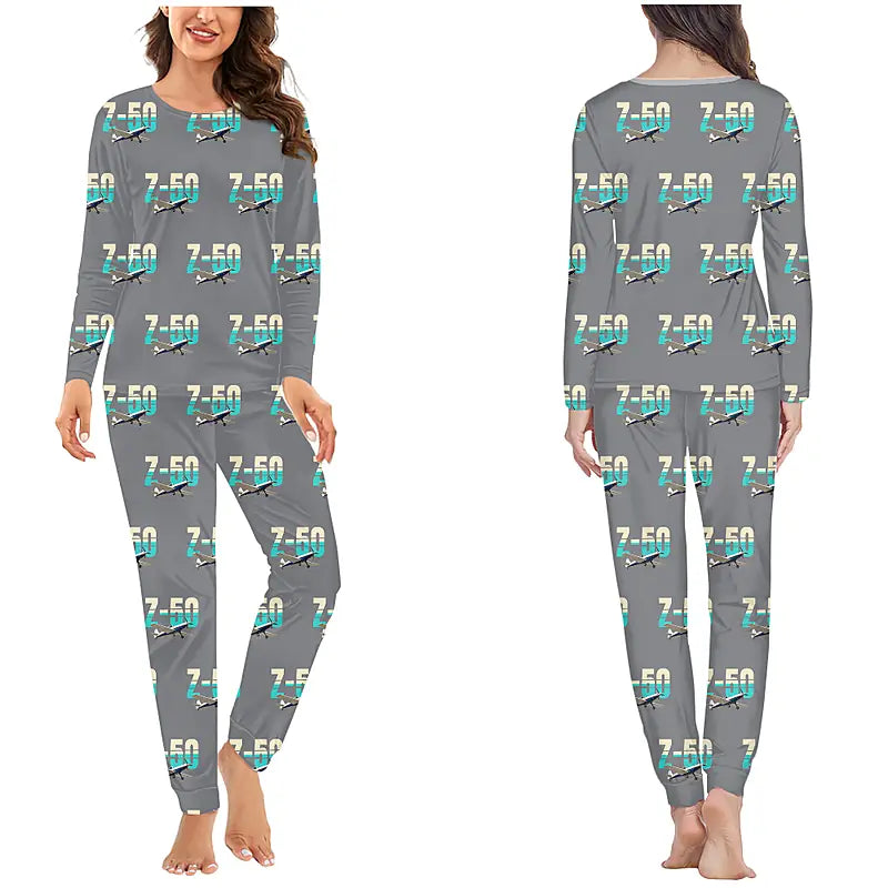 Zlin Z-50LS - Women Pajamas - Original Pattern - Gray