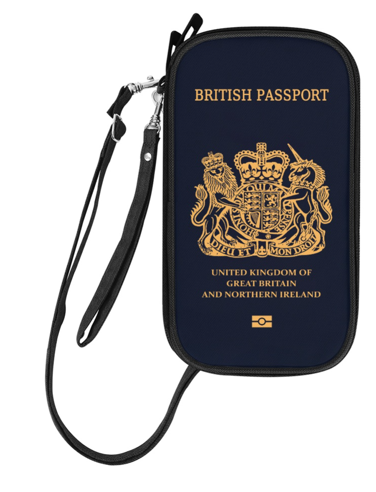 UK Passport Designed Travel Cases & Wallets