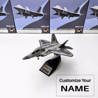 Thumbnail for 1/100  Fighter Jet 22 Raptor Air Superiority Fighter Airplane Model
