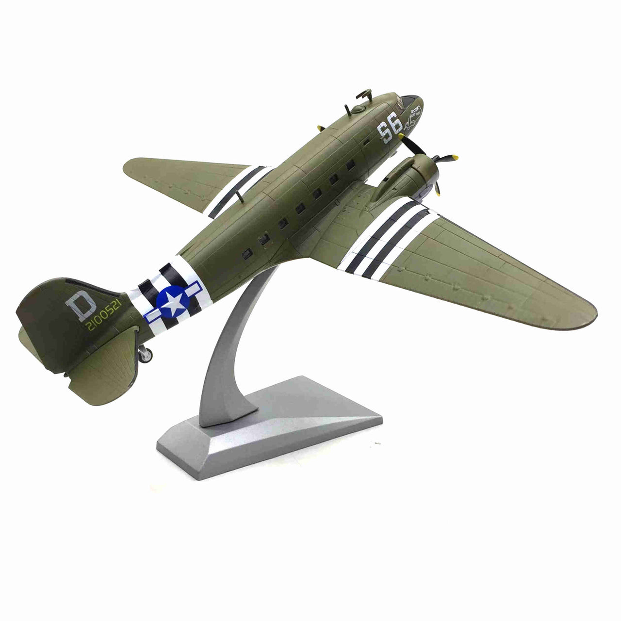 1/100 Douglas C-47 Skytrain Military Transport Aircraft Airplane Model