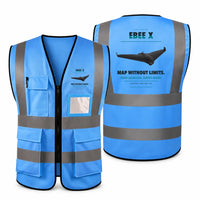 Thumbnail for AgEagle eBee X aviation design on blue high-visibility reflective vest