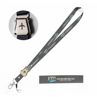 Thumbnail for Airbus A321XLR seat belt lanyard - gray